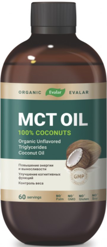 Эвалар МСТ Масло Органическое, масло для внутреннего применения, 480 мл, 1 шт. фото