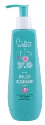 Baby balance мягкий гель для подмывания девочек, гель, 250 мл, 1 шт. фото 