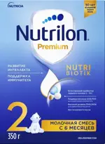 Nutrilon 2 Premium смесь молочная, 6+ мес, смесь молочная сухая, 350 г, 1 шт. фото