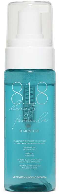 8.1.8 Beauty formula B. Moisture, пенка для умывания, 160 мл, 1 шт, для сверхчувствительной кожи фото