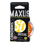 Maxus Special Air, презервативы, 3 шт, с ребристой и точечной поверхностью фото