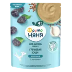 Фрутоняня каша молочная гречневая, каша, 200 г, 1 шт, чернослив фото