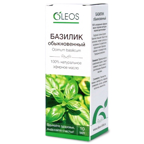 Oleos Базилик масло эфирное, 10 мл, 1 шт. фото
