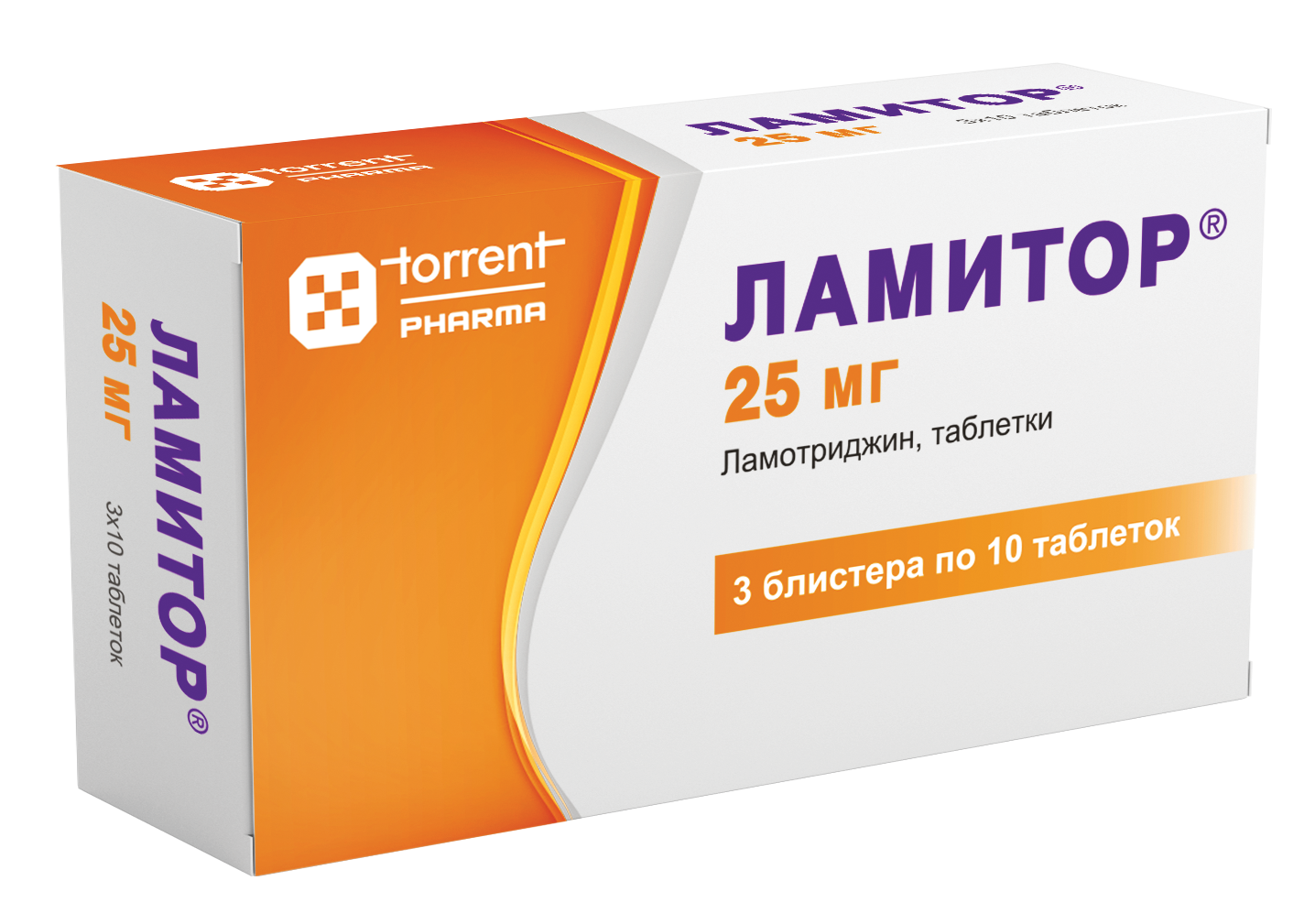 Ламитор, 25 мг, таблетки, 30 шт. фото