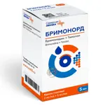 Бримонорд, 2 мг/мл + 5 мг/мл, капли глазные, 5 мл, 1 шт. фото