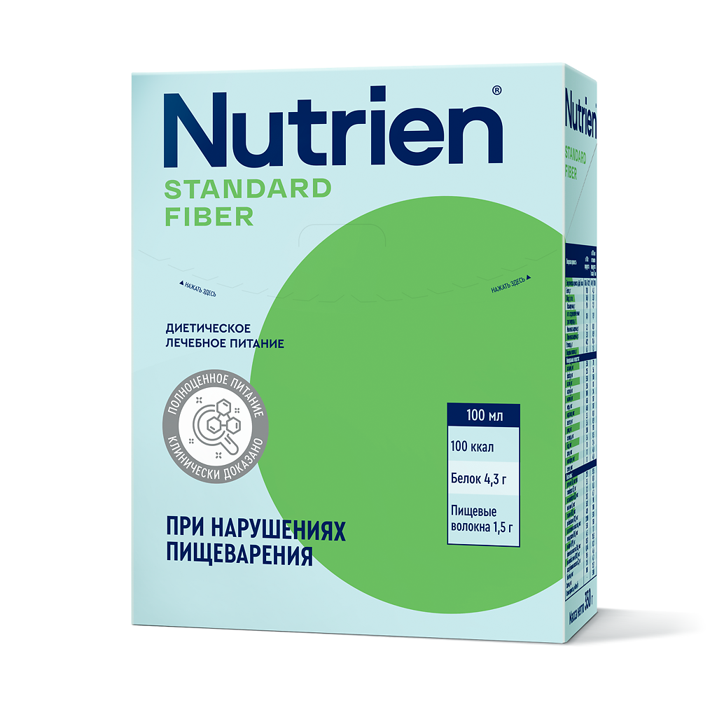 Nutrien Standard Fiber, смесь сухая, 350 г, 1 шт, нейтральный фото