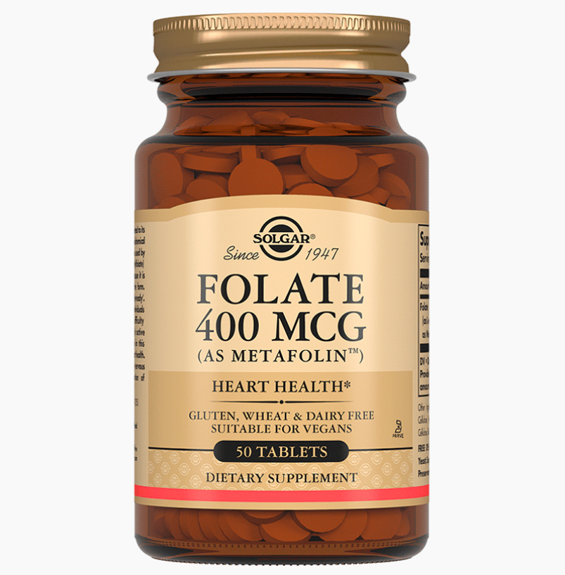 Solgar Фолат (Метафолин), 400 мкг, таблетки, 50 шт. фото