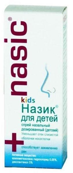 Назик для детей, 0.05 мг+5 мг/доза, спрей назальный для детей, 10 мл, 1 шт. фото
