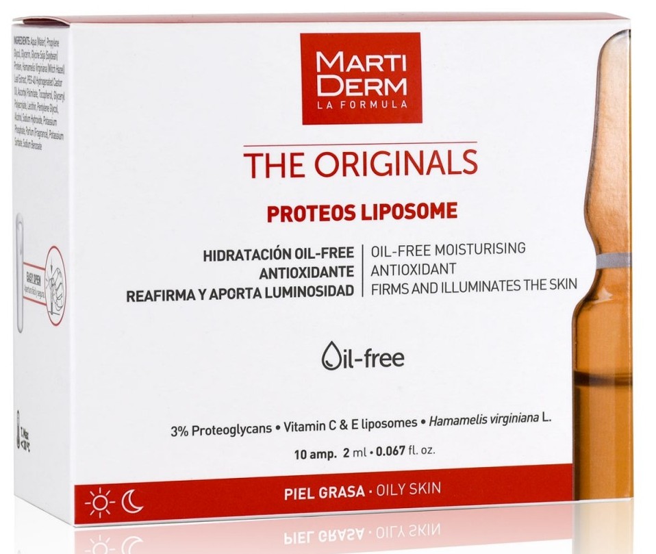 Martiderm the originals proteos ампулы с липосомами для лица и шеи, сыворотка, 2 мл, 10 шт. фото