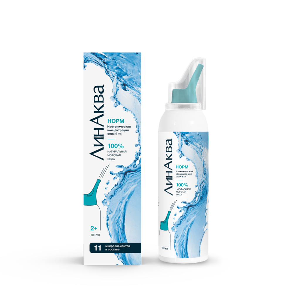 ЛинАква норм, раствор изотонический, 150 мл, 1 шт. фото