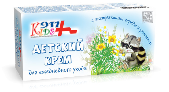 911 Kids: крем детский для ежедневного ухода, крем для детей, 150 мл, 1 шт. фото