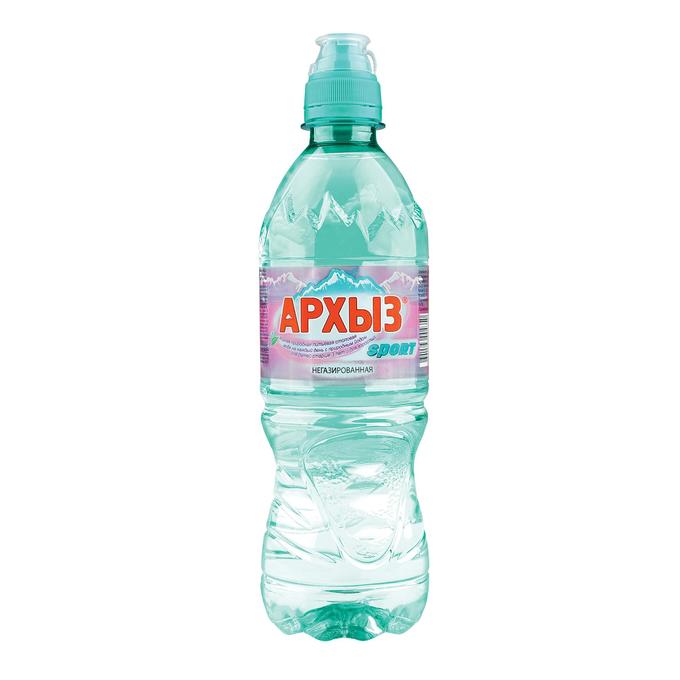 Архыз Спорт Вода минеральная, вода питьевая негазированная, 0.5 л, 1 шт. фото