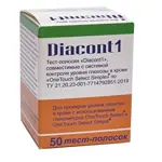 Diacont1 тест-полоски, тест-полоска, 50 шт. фото 