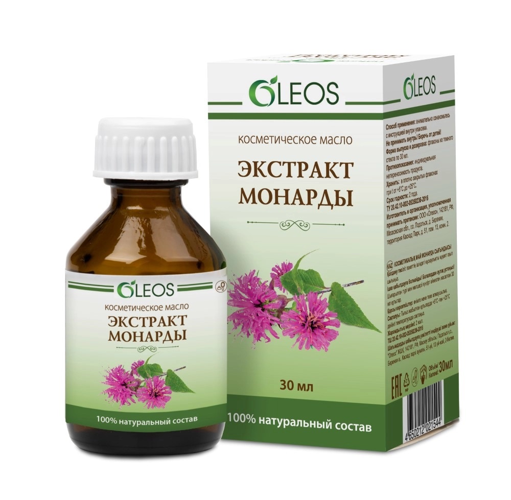 Oleos экстракт Монарды, масло косметическое, 30 мл, 1 шт. фото