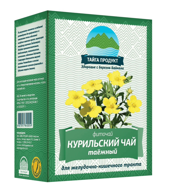 Курильский чай таежный, фиточай, 50 г, 1 шт. фото