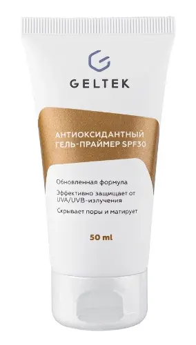 Geltek гель-праймер антиоксидантный, гель, 50 мл, 1 шт, SPF 30 фото
