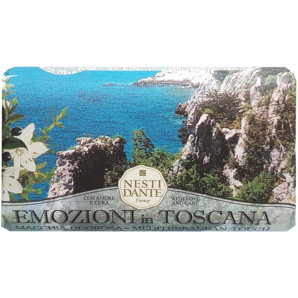 Nesti dante emozioni in toscana Мыло прикосновение Средиземноморья, мыло, 250 г, 1 шт. фото