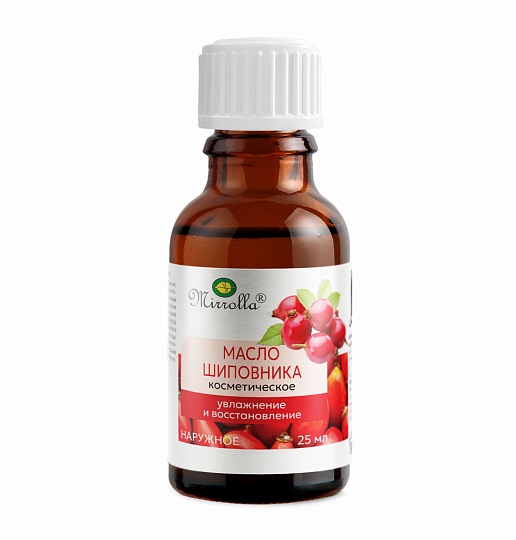 Масло шиповника косметическое, масло косметическое, 25 мл, 1 шт. фото
