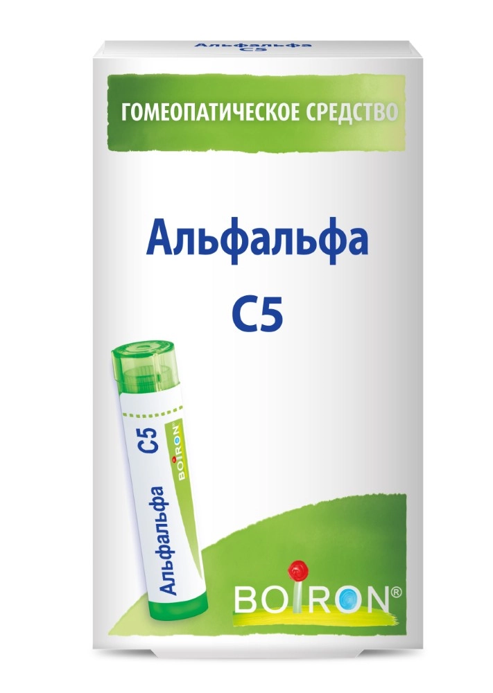 Альфальфа C5, гранулы гомеопатические, 4 г, 1 шт. фото
