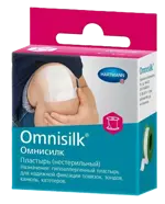 Omnisilk Пластырь фиксирующий, 1.25 см x 9.2 м, пластырь медицинский, 1 шт, шелковая основа фото
