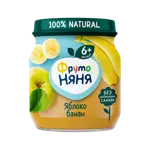 Фрутоняня детское пюре, пюре, 100 г, 1 шт, яблоко + банан фото