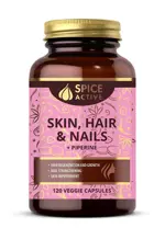 Spice Active Комплекс для здоровья кожи, волос и ногтей с пиперином, капсулы, 120 шт. фото