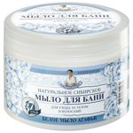 Травы и сборы Агафьи мыло для бани белое, мыло, 500 мл, 1 шт, натуральное Сибирское фото