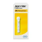 Accu-Chek Softclix, ланцеты к устройству для прокалывания пальца, 25 шт. фото