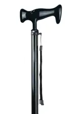 Трость металлическая телескопическая с ортопедической рукояткой AMCT23 BK, 1 шт, черного цвета фото 2