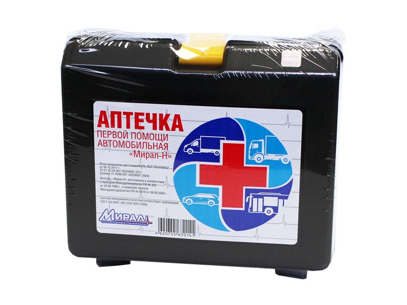 Мирал-Н Аптечка автомобильная, набор, 1 шт. фото