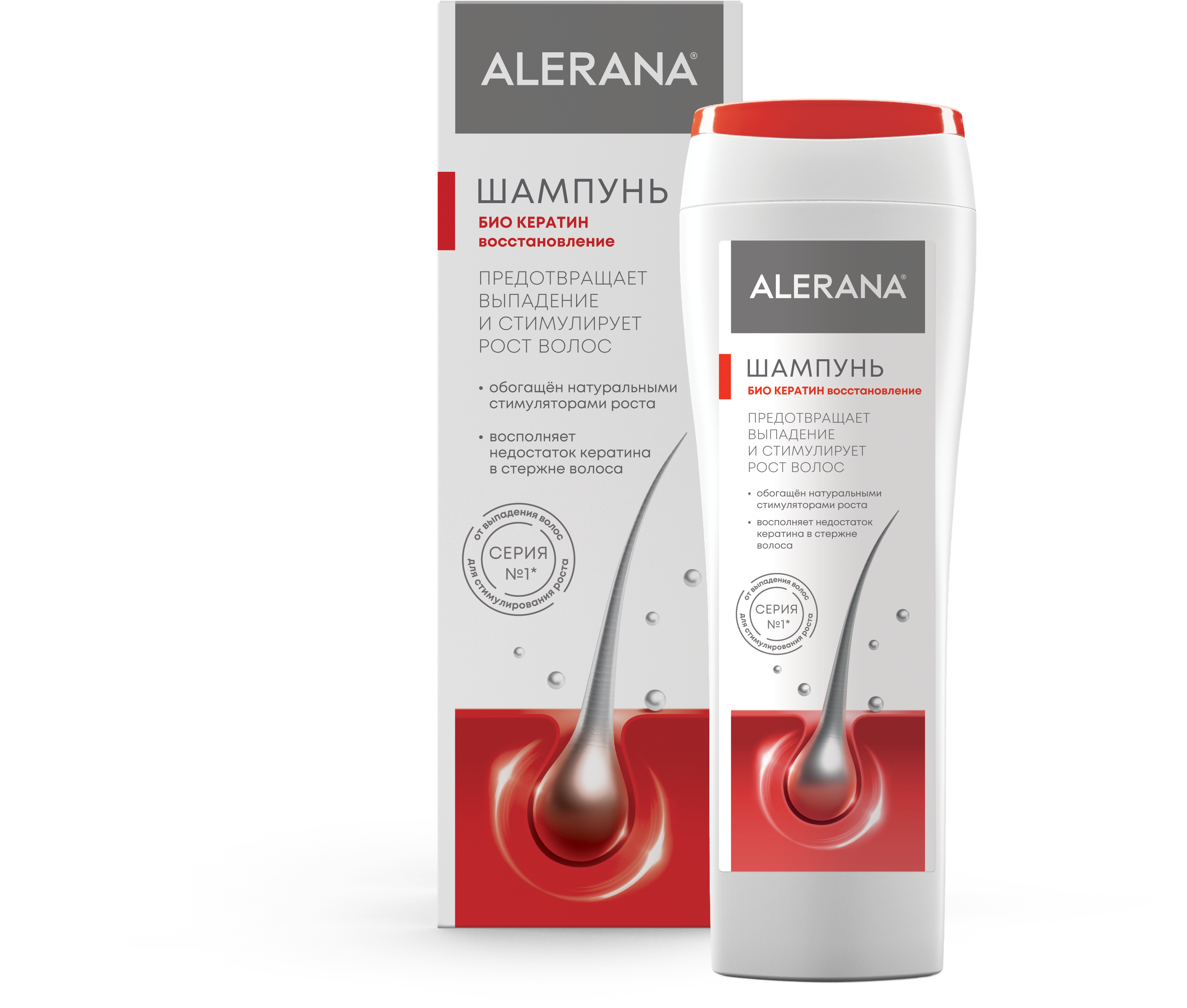Алерана шампунь Био Кератин восстанавливающий, шампунь, 250 мл, 1 шт. фото