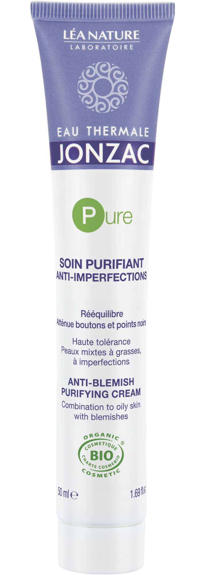 Eau Thermale Jonzac Pure крем очищающий для проблемной кожи лица, крем, 50 мл, 1 шт. фото