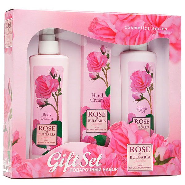 My Rose of bulgaria набор подарочный №3, набор, 1 шт, лосьон для тела 230мл+гель для душа 230мл+крем для рук 75мл фото