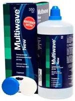Multiwave New, универсальный офтальмологический раствор, 350 мл, 1 шт, с контейнером, для ухода за контактными линзами фото