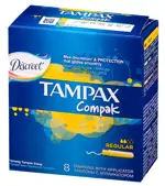 Tampax Compak regular тампоны с аппликатором, 8 шт. фото