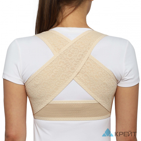 Крейт Реклинатор ортопедический, р. 2, 1 шт, бежевый, арт. Д-130 из кружевного полотна фото