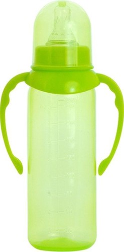 Пома Бутылочка полипропиленовая с силиконовой соской, 6+ мес, 250 мл, 1 шт, арт. 5110 фото