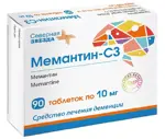 Мемантин-СЗ, 10 мг, таблетки, покрытые пленочной оболочкой, 90 шт. фото