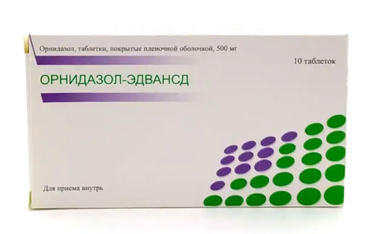 Орнидазол-Эдвансд, 500 мг, таблетки, покрытые оболочкой, 10 шт. фото