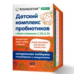 Risingstar детский комплекс пробиотиков с бета-глюканом, C, D3, A, Zn, капсулы, 60 шт. фото