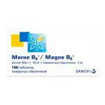 Магне B6, таблетки, покрытые пленочной оболочкой, 180 шт. фото 2