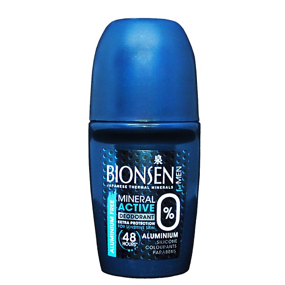 Bionsen Mineral Active For Men дезодорант для чувствительной кожи, дезодорант-ролик, 50 мл, 1 шт. фото