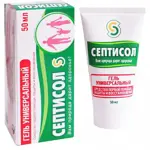 Септисол, гель для местного применения, 50 мл, 1 шт, универсальный фото