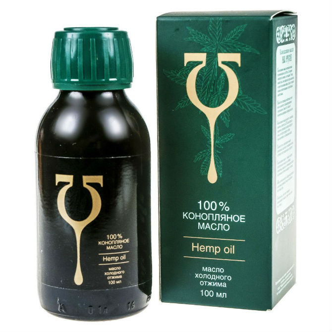 Конопляное масло Эльфа, масло, 100 мл, 1 шт. фото