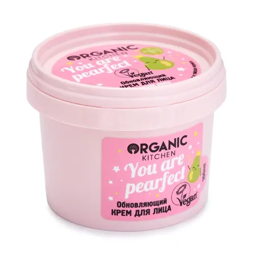 Organic kitchen you are pearfect  крем для лица обновляющий, крем для лица, 100 мл, 1 шт. фото