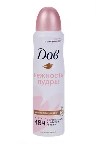 Dove Дезодорант-спрей Нежность пудры, дезодорант-спрей, 150 мл, 1 шт. фото