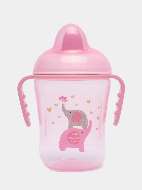 Бусинка Поильник-непроливайка с ручками, 250 мл, 1 шт, арт. 617 фото