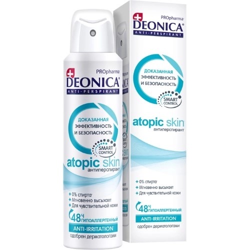 Deonica Антиперспирант Atopic skin, аэрозоль, 150 мл, 1 шт. фото