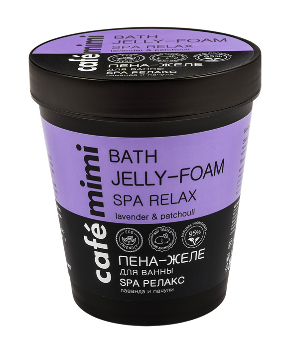 Cafe mimi Пена-желе для ванны SPA Релакс, пена для ванн, 220 мл, 1 шт. фото