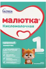 Малютка 1 Кисломолочная смесь, смесь сухая, 350 г, 1 шт. фото